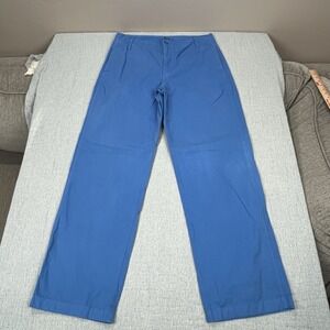 J.‎ Crew Pants Women 30T Blue Chino Mid Rise Straight  Lightweight